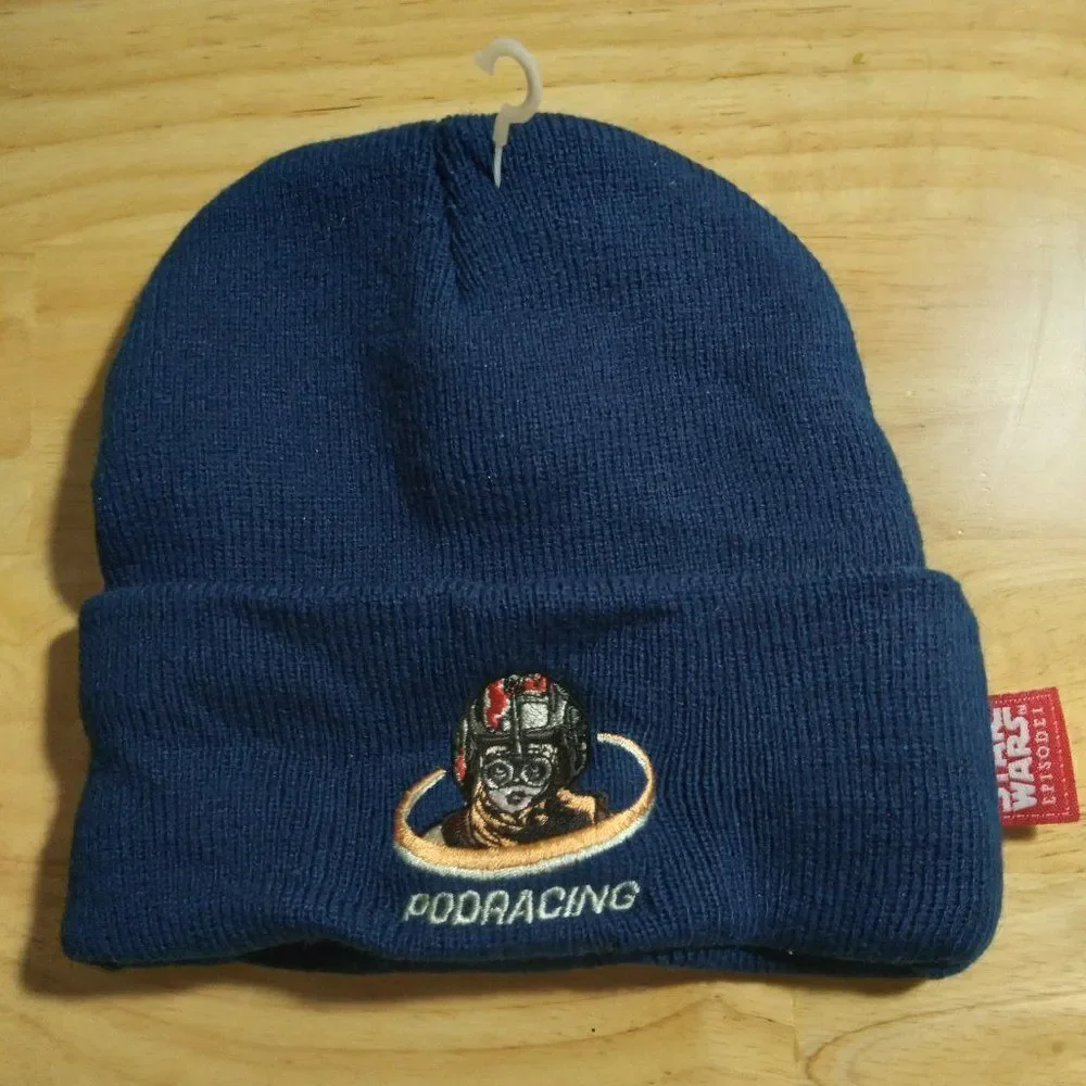 NWT VTG Star Wars Episode 1 Podracing Beanie Hat